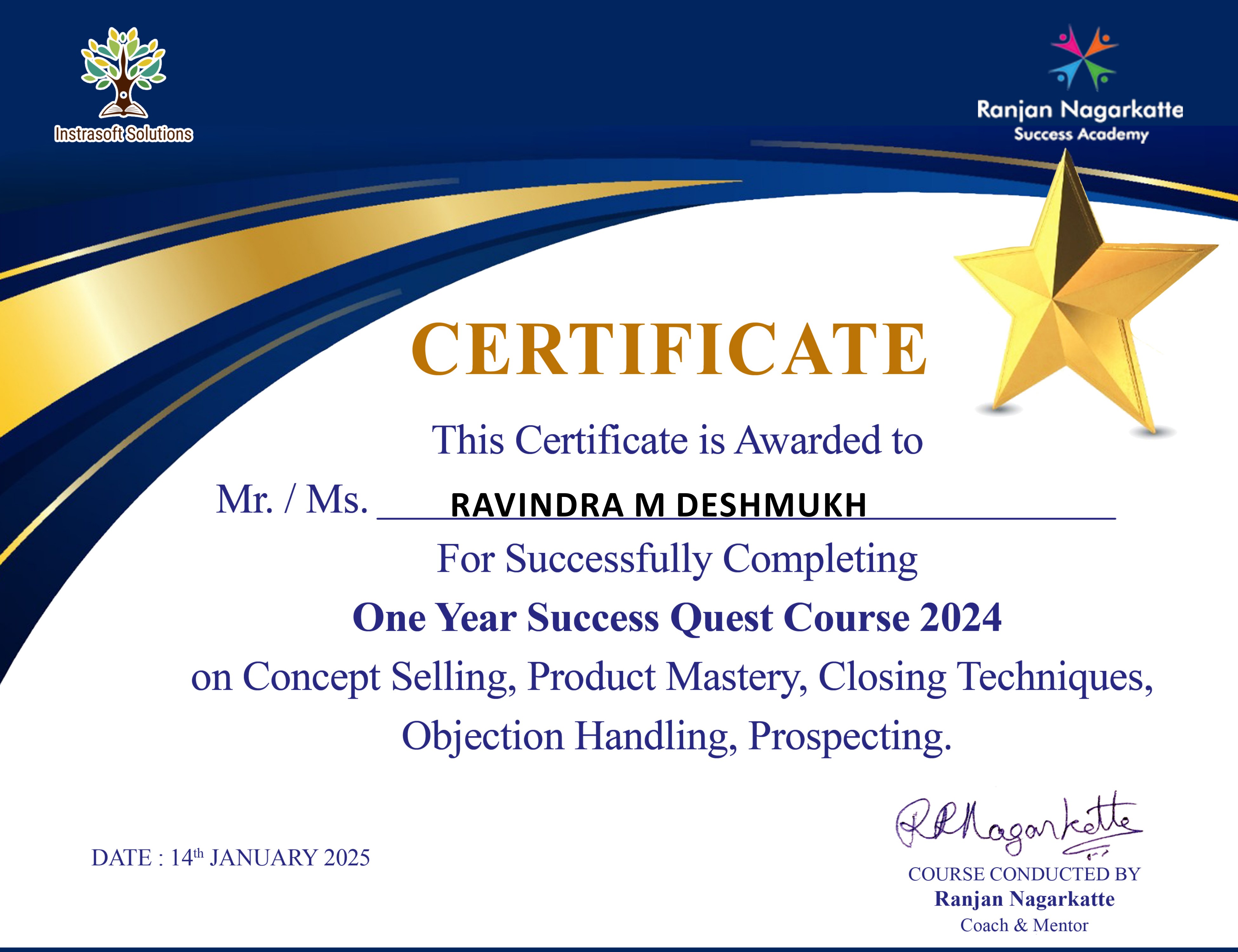 success Quest Online Course 2024